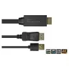 Alcasa HDMI-DP020 adapter kabla wideo 2 m HDMI Typ A DisplayPort Czarny