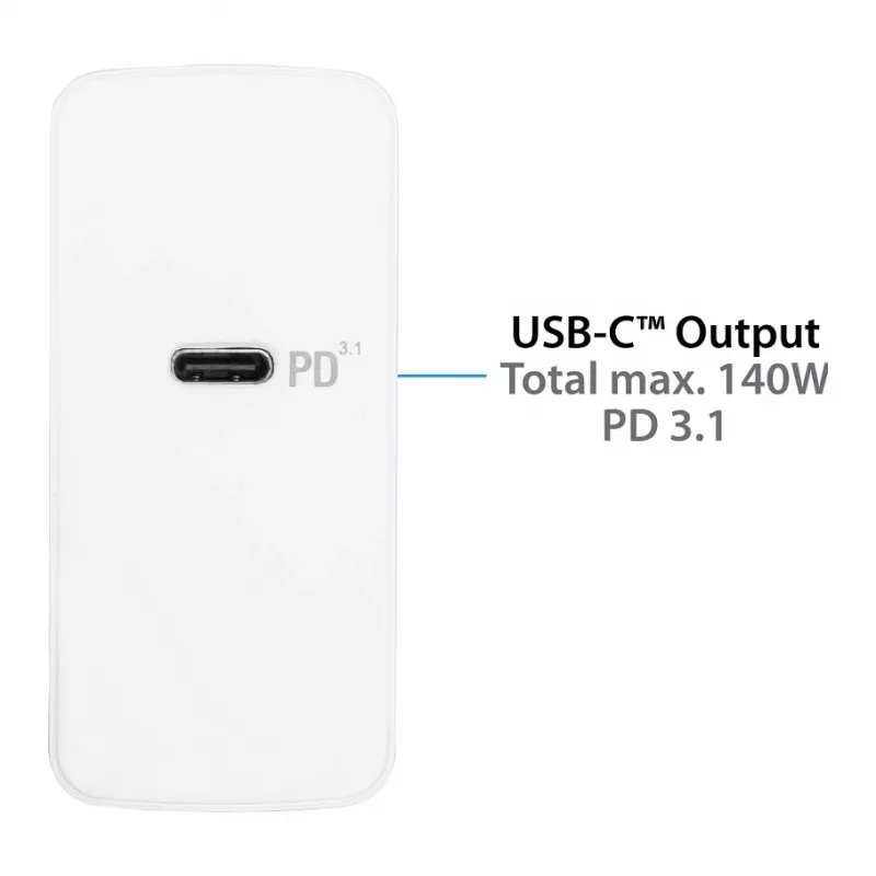 Ładowarka do urządzeń mobilnych Alcasa PCA-W005W Uniwersalna Biała AC Szybkie ładowanie