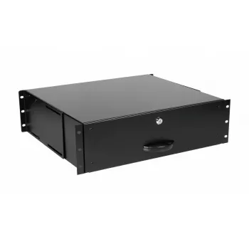 Szuflada Equip Lockable Drawer 19' 3U RAL9005 Czarna