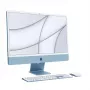 APPLE iMac Z1E5 59,62cm 23,5Zoll standard glass M4 8C CPU/8C GPU/16C N.E. 16GB 256GB SSD Gbit Eth MM NumKey TID DE niebieski (Z1E5-MWUF3D/A-0799NS)