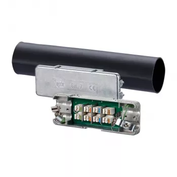Przedłużacz sieciowy MetzConnect 130863-01-E do kabli Cat6 / Cat6a / Cat7, prąd wejściowy 0,5 A