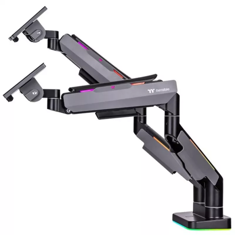 Uchwyt do monitora Thermaltake GEA-MSR-DMSBLK-01 35 cali Czarno-Szary 20kg