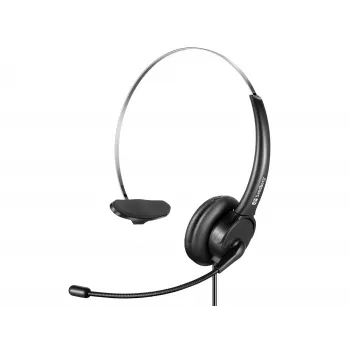 SANDBERG USB Office Headset Mono - Zestaw słuchawkowy - nauszny