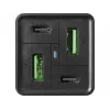 Zasilacz SANDBERG - 65 W - 3,25 A - PD, QC - 4 porty wyjściowe (2 x USB, 2 x USB-C)