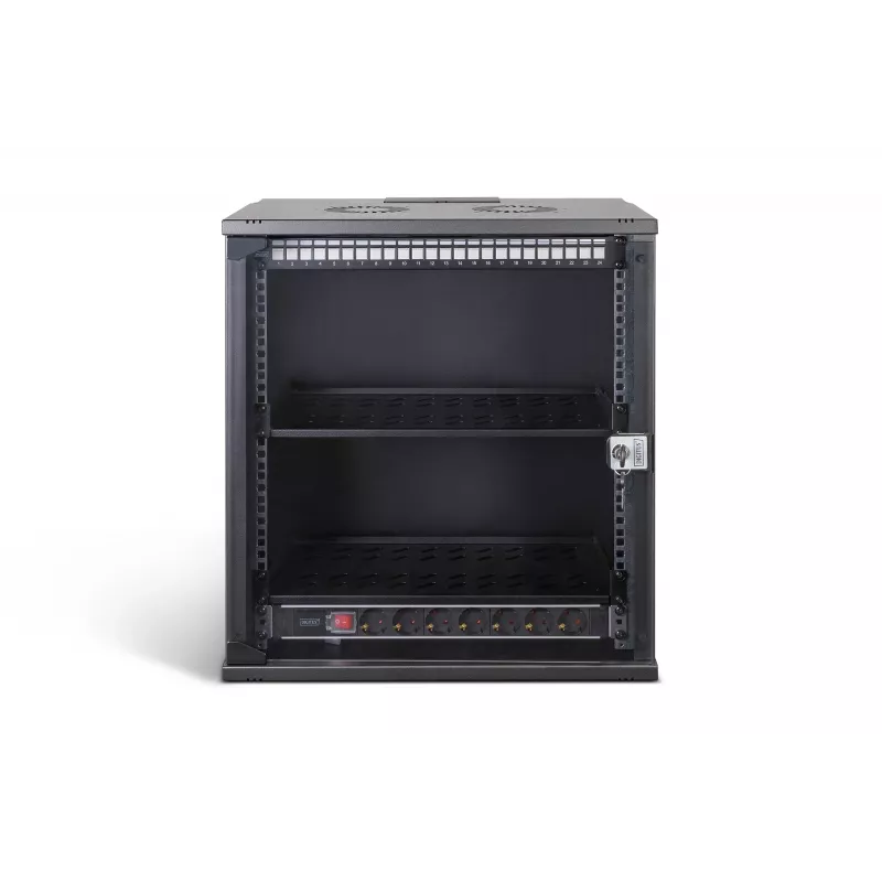 Zestaw szafy sieciowej DIGITUS DN-49207-SET 12U 540×400 mm