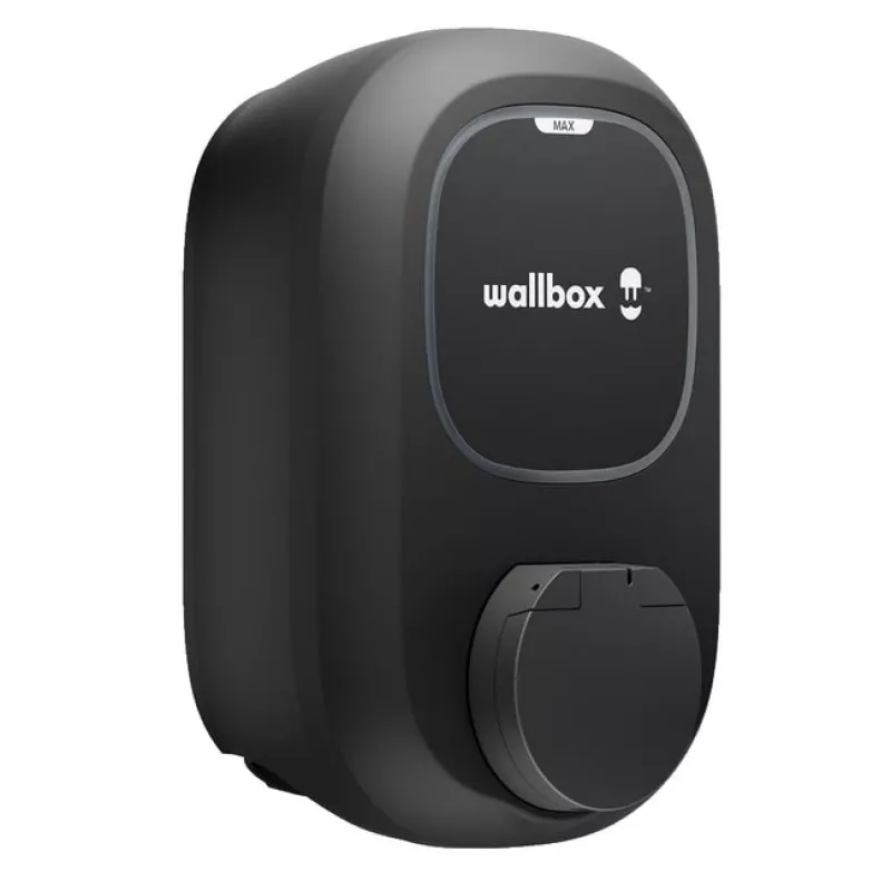 Wallbox Pulsar MAX Socket 22 kW Wi‑Fi Bluetooth — stacja ładowania EV, wersja z gniazdem