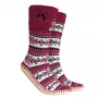 Kapcie Glovii GQ5L typu Slipper boot, unisex, nieokreślony, bordo