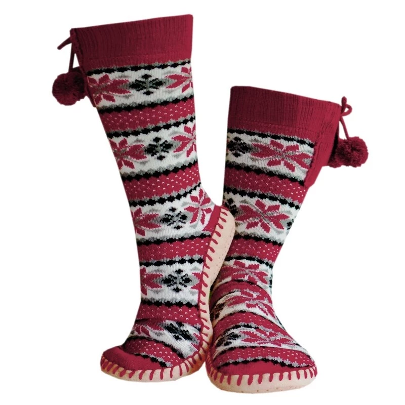 Kapcie Glovii GQ5L typu Slipper boot, unisex, nieokreślony, bordo