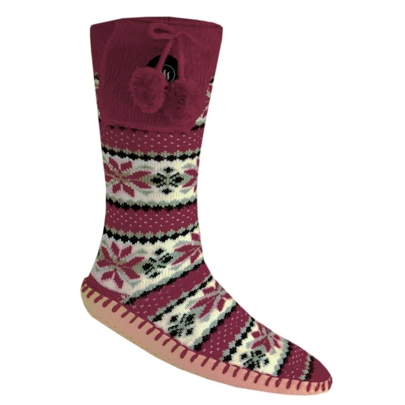 Kapcie Glovii GQ5L typu Slipper boot, unisex, nieokreślony, bordo