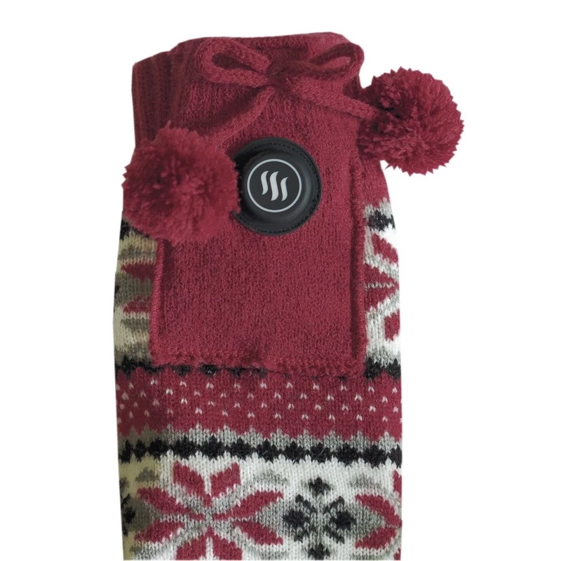 Kapcie Glovii GQ5L typu Slipper boot, unisex, nieokreślony, bordo