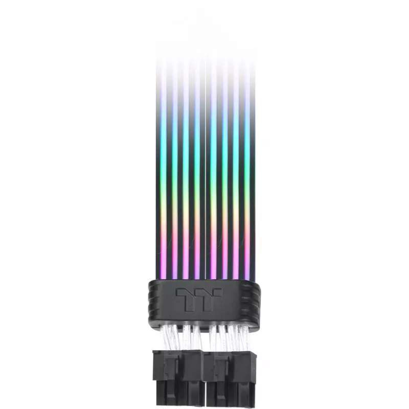 Kabel taśmowy THERMALTAKE AC-082-CN1NAN-A1 8-pin żeński-żeński, czarny, 0,272 m