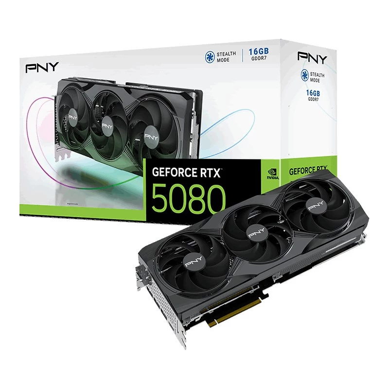 Karta graficzna PNY GeForce RTX 5080 Triple Fan, 16 GB GDDR7, PCI Express 5.0