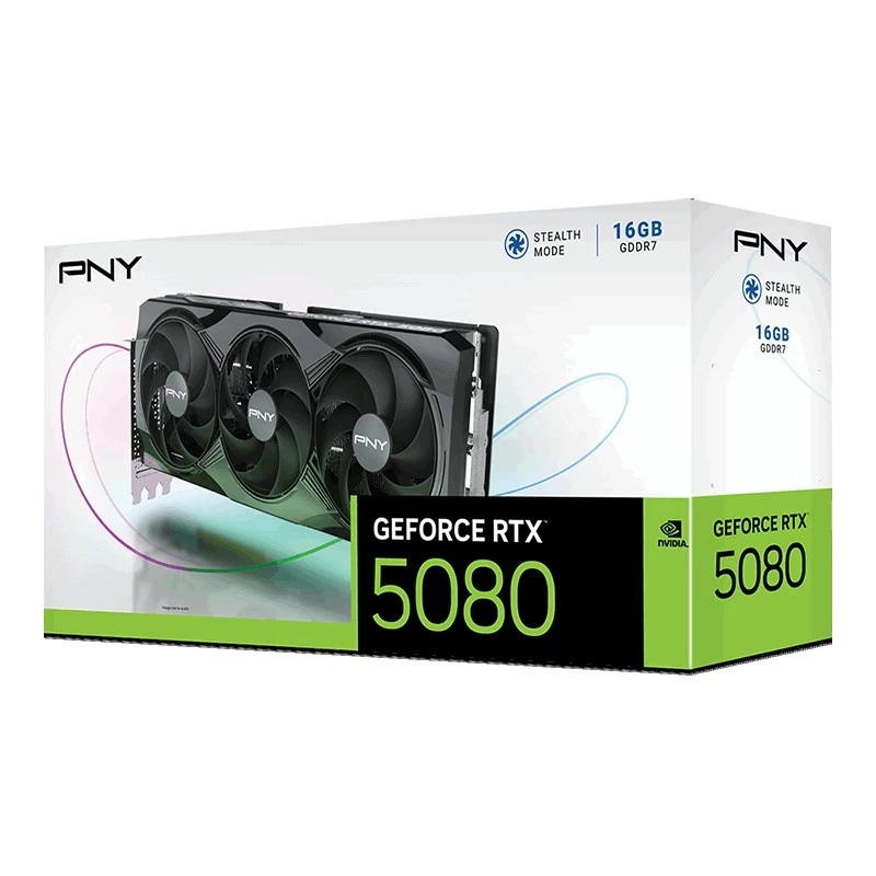 Karta graficzna PNY GeForce RTX 5080 Triple Fan, 16 GB GDDR7, PCI Express 5.0