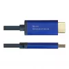 Adapter kabla wideo Alcasa 4860-SF030B 3 m DisplayPort HDMI czarny niebieski