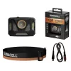 Lampa czołowa Duracell DH1000R — czarno-pomarańczowa, akumulatorowa, do pracy bez użycia rąk