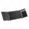 Inateck KB06101_STEEL GRAY klawiatura Domowa RF Wireless + Bluetooth QWERTZ Angielski Czarny