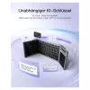 Inateck KB06101_STEEL GRAY klawiatura Domowa RF Wireless + Bluetooth QWERTZ Angielski Czarny