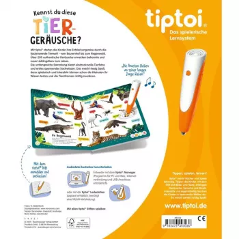 tiptoi Kennst du diese Animal Sounds?, Książka edukacyjna