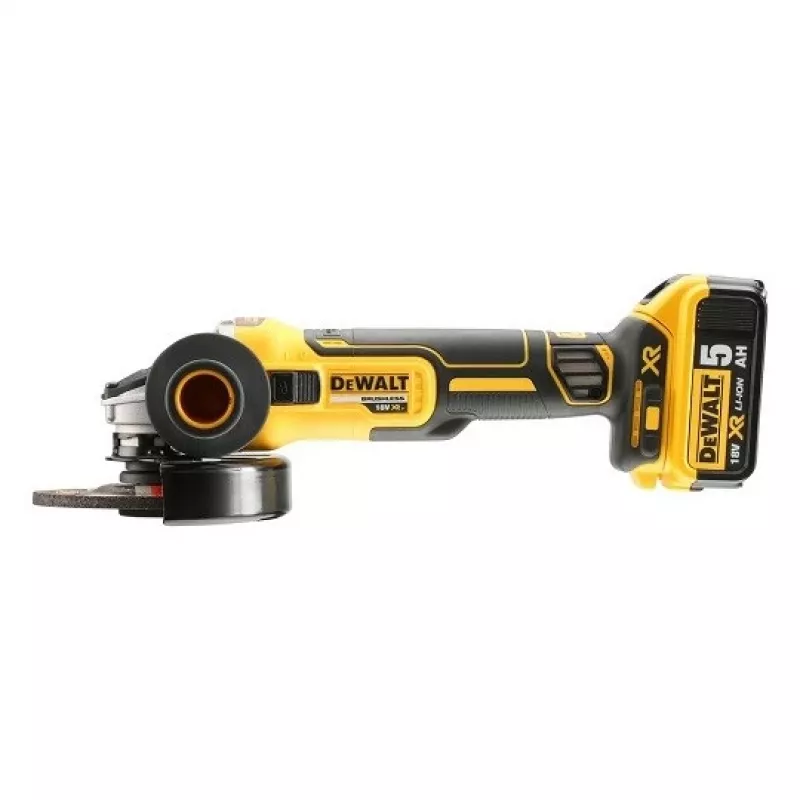 DeWalt DCK2026P2T-QW Zestaw kombinowany DCD805 + DCG405, 18 V XR 2×5,0 Ah czarny, żółty