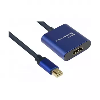 Przejściówka kabla wideo Alcasa MDP-HDMI2 0,2 m Mini DisplayPort HDMI Czarny Niebieski