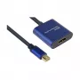 Przejściówka kabla wideo Alcasa MDP-HDMI2 0,2 m Mini DisplayPort HDMI Czarny Niebieski