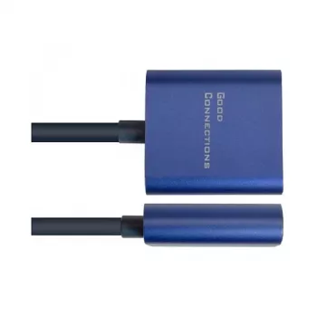 Przejściówka kabla wideo Alcasa MDP-HDMI2 0,2 m Mini DisplayPort HDMI Czarny Niebieski