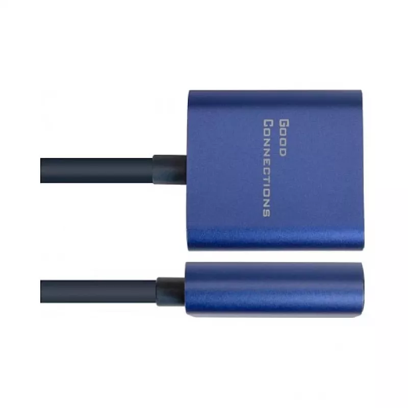 Przejściówka kabla wideo Alcasa MDP-HDMI2 0,2 m Mini DisplayPort HDMI Czarny Niebieski