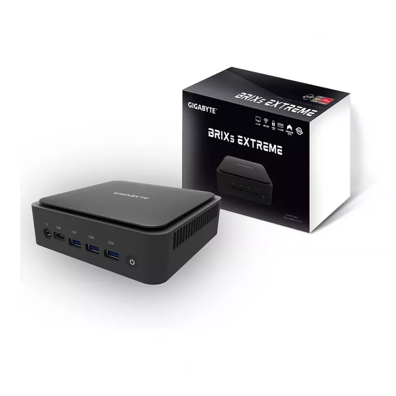 Barebone PC GIGABYTE BRIX GB-BER7-8840 z AMD Ryzen 7, zawiera 8GB RAM