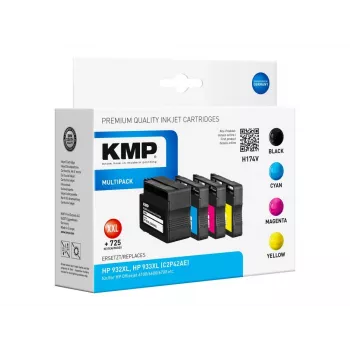 Wkład KMP C2P42AE HP 932XL + 933XL Czarny Kolor