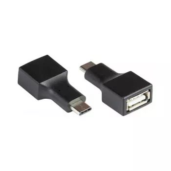 Przejściówka złącza USB C USB A Alcasa USB-AD201 Czarna