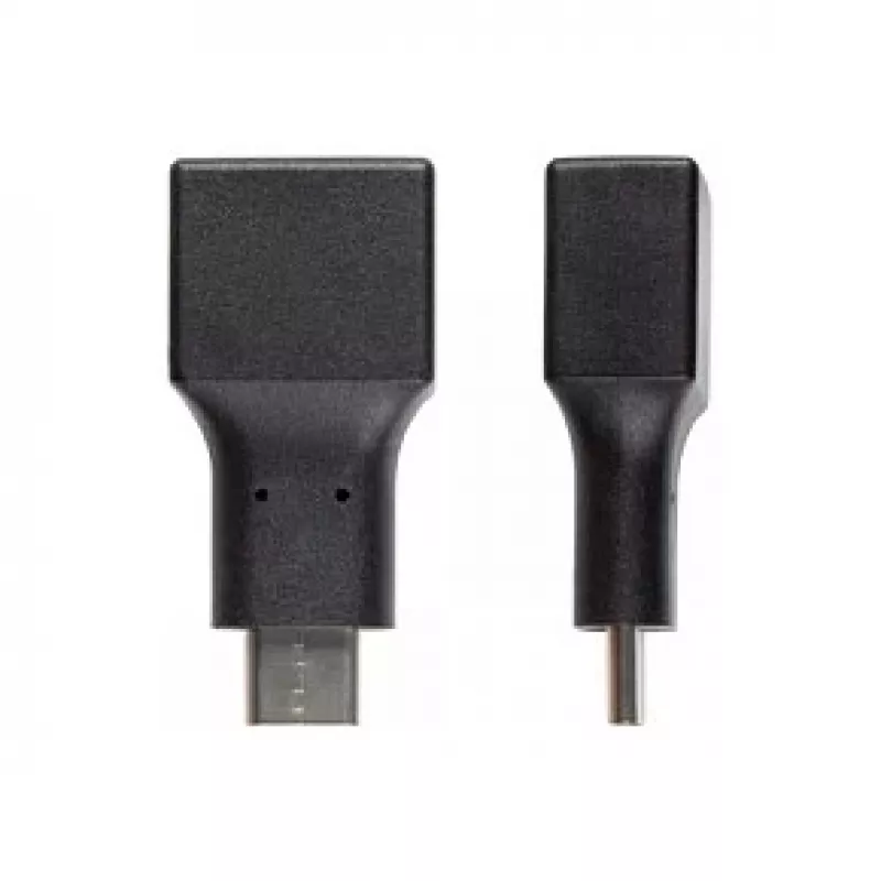 Przejściówka złącza USB C USB A Alcasa USB-AD201 Czarna