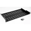 Półka rack EQUIP Fixed Shelf 19 cali, 1U, głębokość 400 mm, czarna, szerokość 485 mm