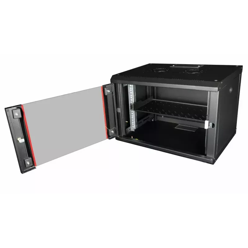 Półka rack EQUIP Fixed Shelf 19 cali, 1U, głębokość 400 mm, czarna, szerokość 485 mm