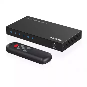 Przełącznik wideo MicroConnect MC-HDMISWITCH0301-4K 4K 60Hz Metalowy Czarny