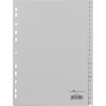 Tab Index Durable 650810 Polipropylen PP Szary
