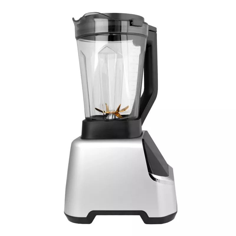 Blender stołowy GASTROBACK Mix & Soup (2000 W, 2 L, miska Tritan, ostrza tytanowe, sterowanie dotykowe, czarny/stal nierdzewna)