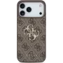GUESS Hard Cover 4G Big Metal Logo Brown, do Apple iPhone 17 Pro Max, GUHCP17X4GMGBR