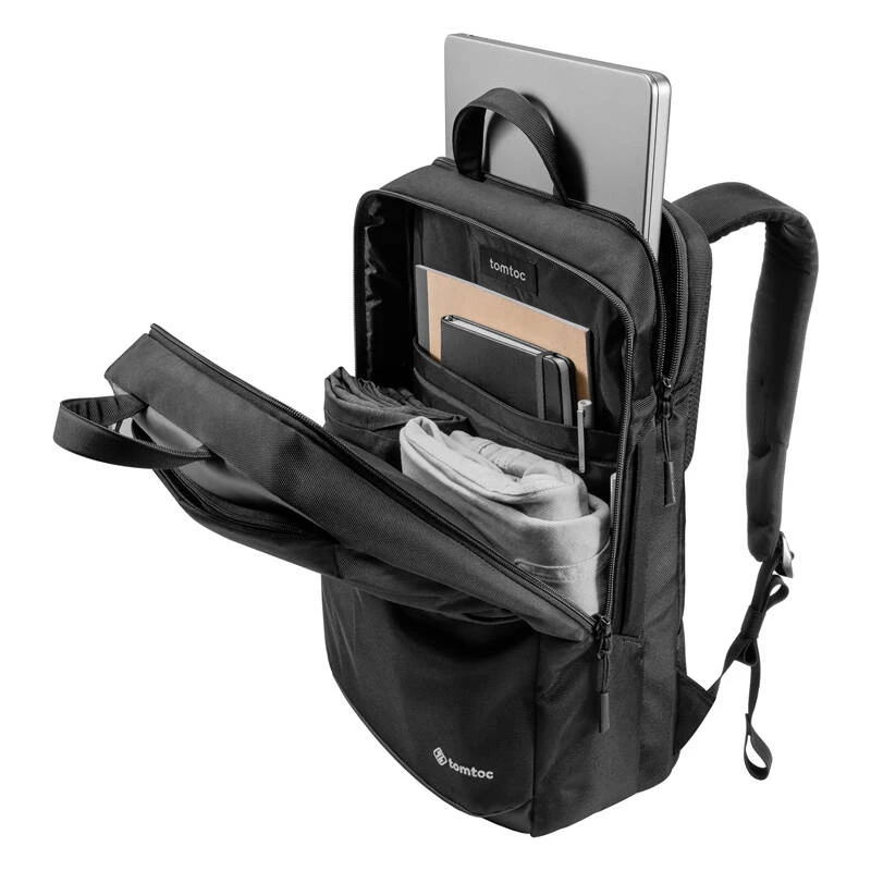 Plecak Tomtoc Explorer-T71 24L — laptopowy plecak podróżny (czarny)