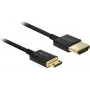 Kabel HDMI DeLOCK 85118 0,25 m HDMI typ A na typ C czarny
