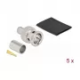 Wtyk BNC do zaciskania na RG6 DeLOCK 90026