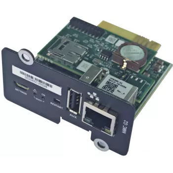 Moduł SNMP PowerWalker 1 Gb/s do UPS-ów serii PowerWalker VFI 1000–3000 (TGB/TGS/TGS)