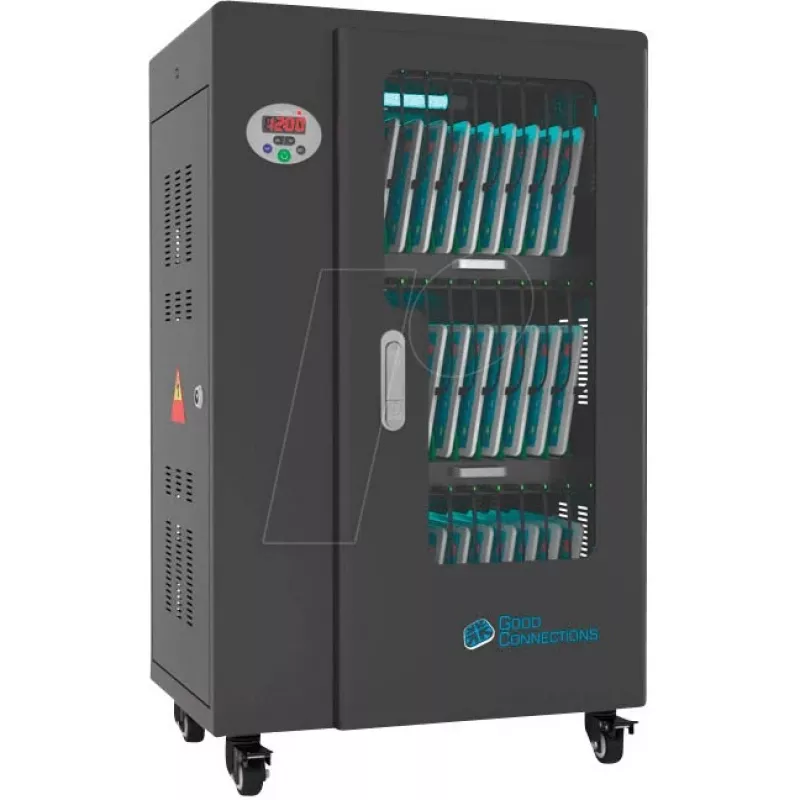 Wózek do zarządzania urządzeniami przenośnymi Alcasa PCT01-A30S Czarny USB 2.4A
