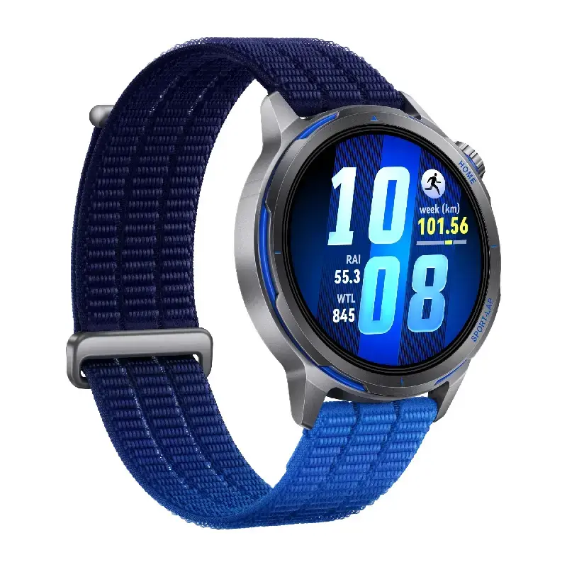 Smartwatch HUAWEI WATCH GT Runner 2 — 1,32 cala (3,35 cm) AMOLED 466×466, GPS, Tytan, pasek z fluoroelastomeru, Wodoszczelność 40 m