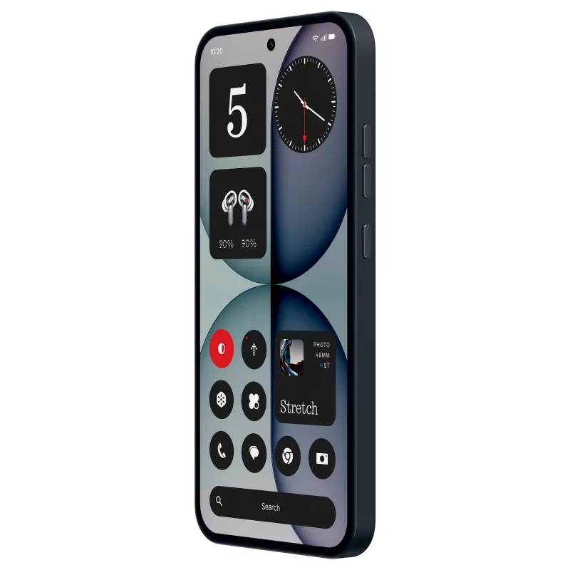 Smartfon Nothing 4a — Wyświetlacz 6,78 cala (17,2 cm), Snapdragon 7s Gen 4, 12 GB RAM, 256 GB, 5G, 5080 mAh, Dual SIM, Czarny