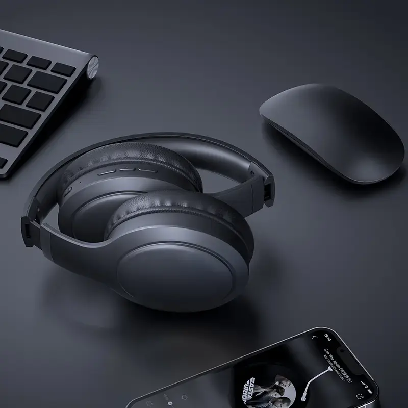 Zestaw słuchawkowy HAVIT HVBT-H630BT Bezprzewodowe słuchawki Bluetooth nauszne, 20–20000 Hz, wokółuszne, USB-C, czarny
