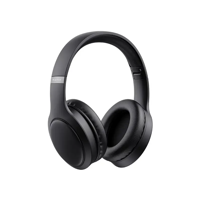Zestaw słuchawkowy HAVIT HVBT-H630BT Bezprzewodowe słuchawki Bluetooth nauszne, 20–20000 Hz, wokółuszne, USB-C, czarny