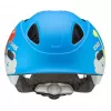 Kask ochronny UVEX oyo style niebieski, zielony - konstrukcja twarda skorupa, kask rowerowy dla dzieci