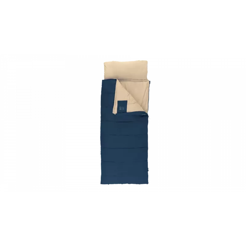 Śpiwór Outwell Contour Lux 190 cm, syntetyczny, zamek lewy, granatowy