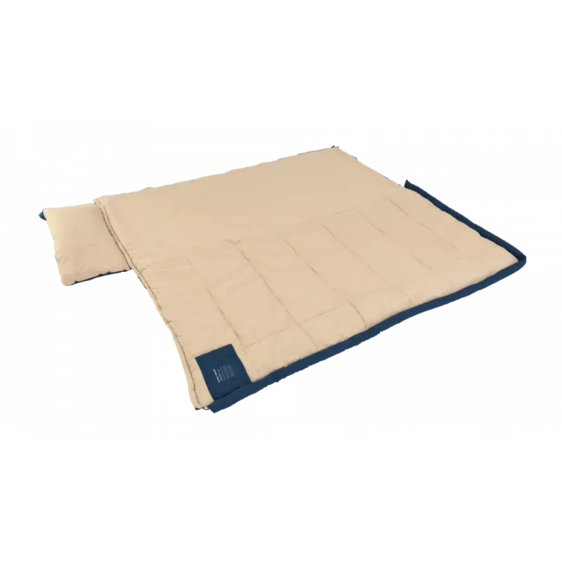 Śpiwór Outwell Contour Lux 190 cm, syntetyczny, zamek lewy, granatowy