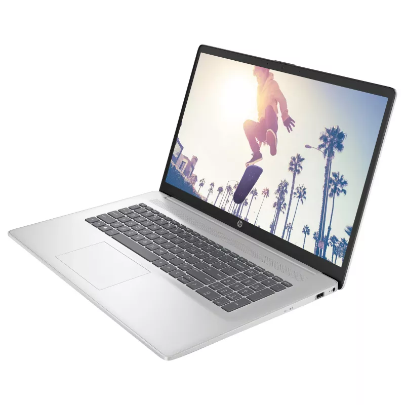HP 17-cn4160ng Core5 120U/16GB/512SSD/FreeDOS/srebrny USB C 3.1 - układ klawiatury może być niemiecki
